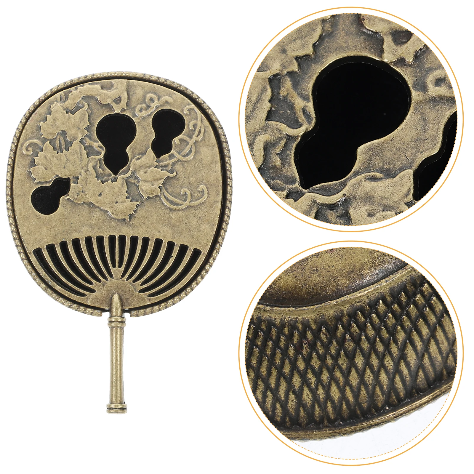 

Mini Copper Gourd Incense Burner Lidded Aromatherapy Holder Vintage Home Decor Meditation Yoga Copper Housewarming Holder