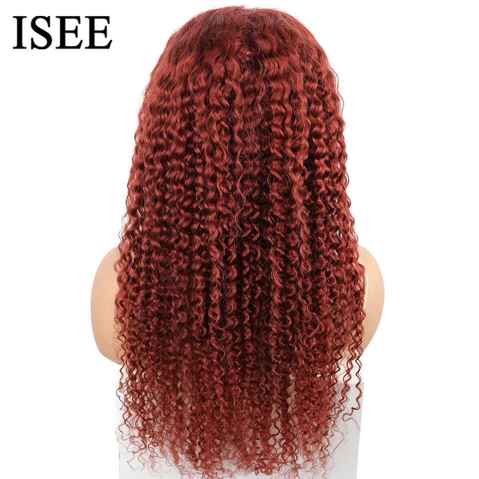 ISEE Water Wave Wear Go Pre Plucked Glueless Wigs Pre Bleached Lace Closure Wigs 6x4 Wear And Go Glueless Human Hair Wig Pre Cut