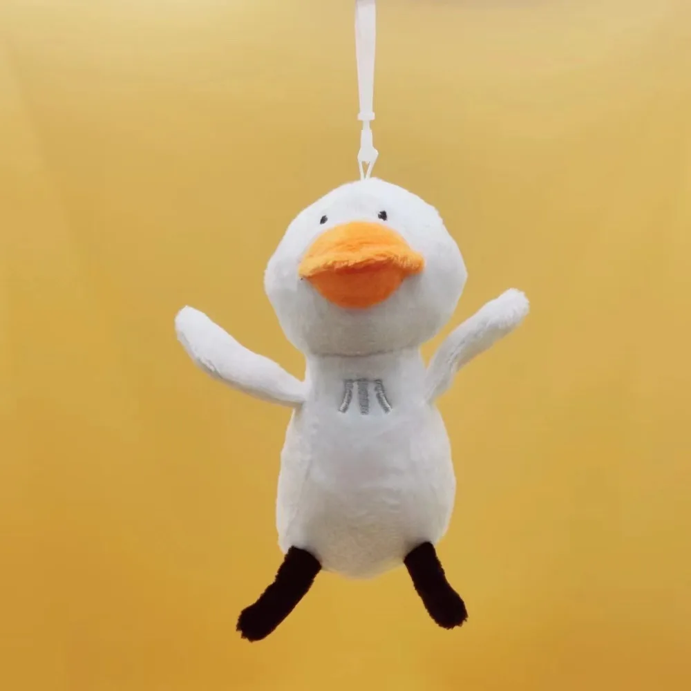 Cute Plush Duck Doll Keychain Cartoon Lovely Duck Car Bag Accessory Boy Girl Couple Fluffy Toys Keyring Cute Animal Gifts