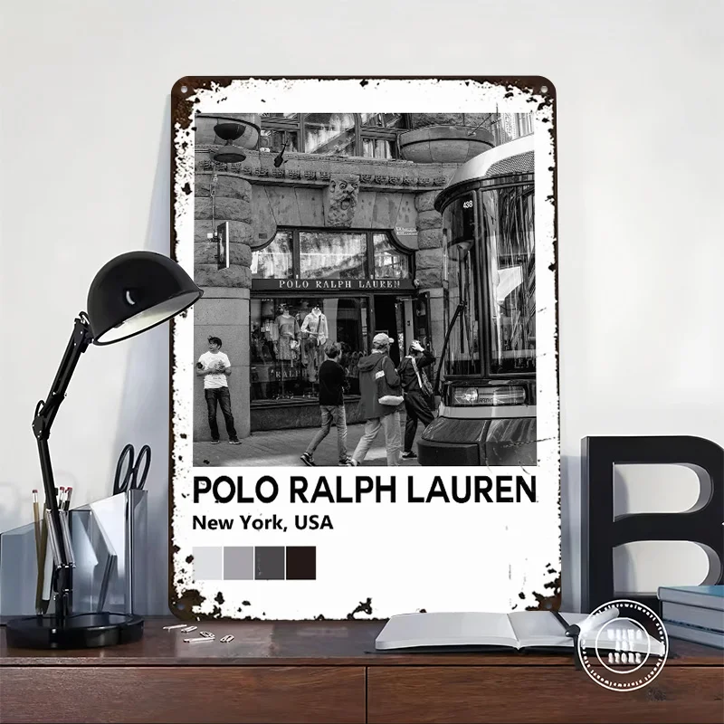 موضة المعادن المشارك علامات معدنية جدار الفن مخصص تين تسجيل للمنزل الديكور ريترو رجل كهف غرفة المعيشة الديكور الألعاب ديكور #2