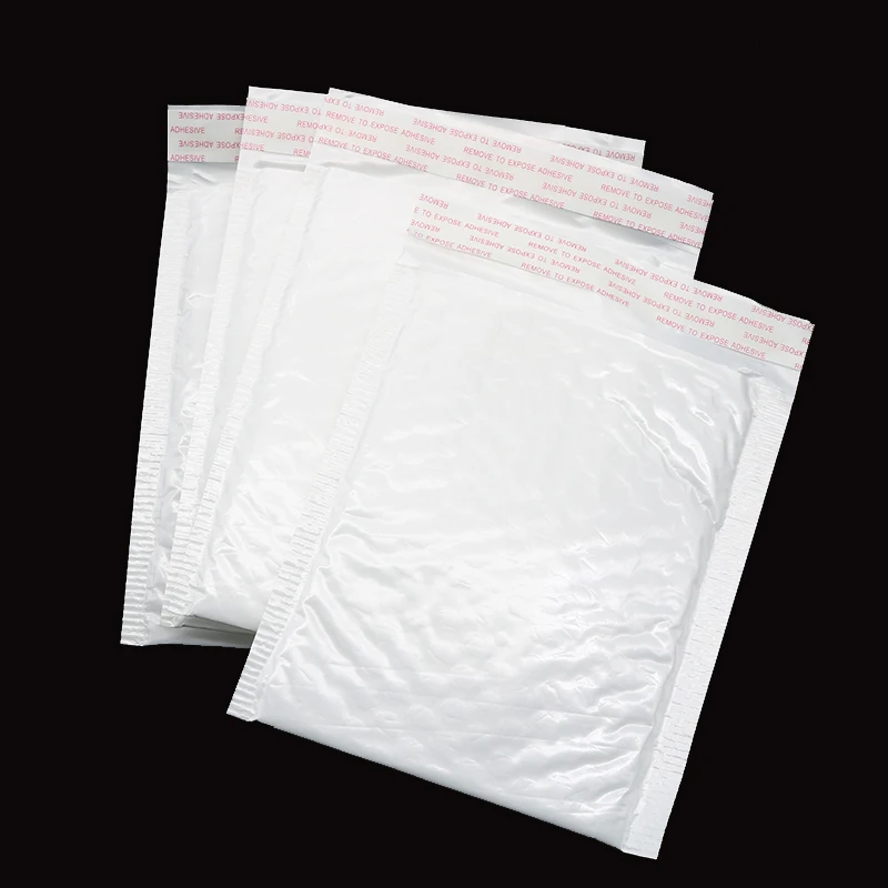 Bulk 50 Shockproof White Foam Envelope Bag Self-sealing Padded Mail Bubble Bag Envelope Shipping Office Packaging Parcel