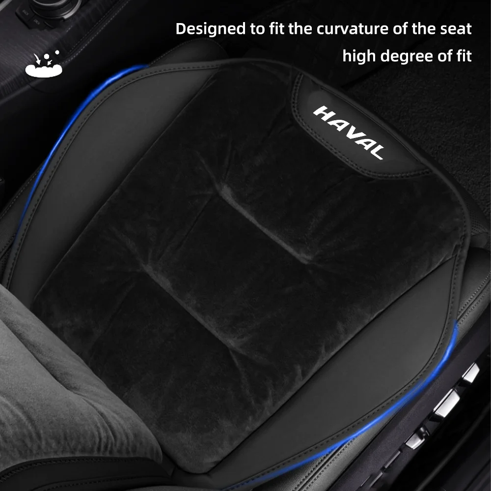 

For Haval H6 GT H7 Jolion Pro Ultra Dargo H6 H9 H8 Flannel Car Seat Cover Winter Warm Plush Front/Rear Seat Cushion Accessories