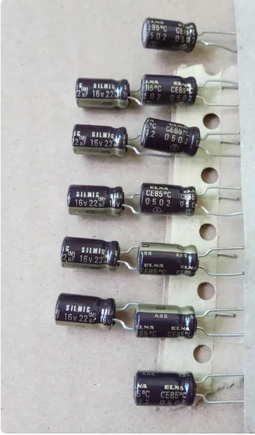 

20pcs/lot Japanese original ELNA SILMIC ARS 16V 22UF 6X11MM audio electrolytic capacitors free shipping