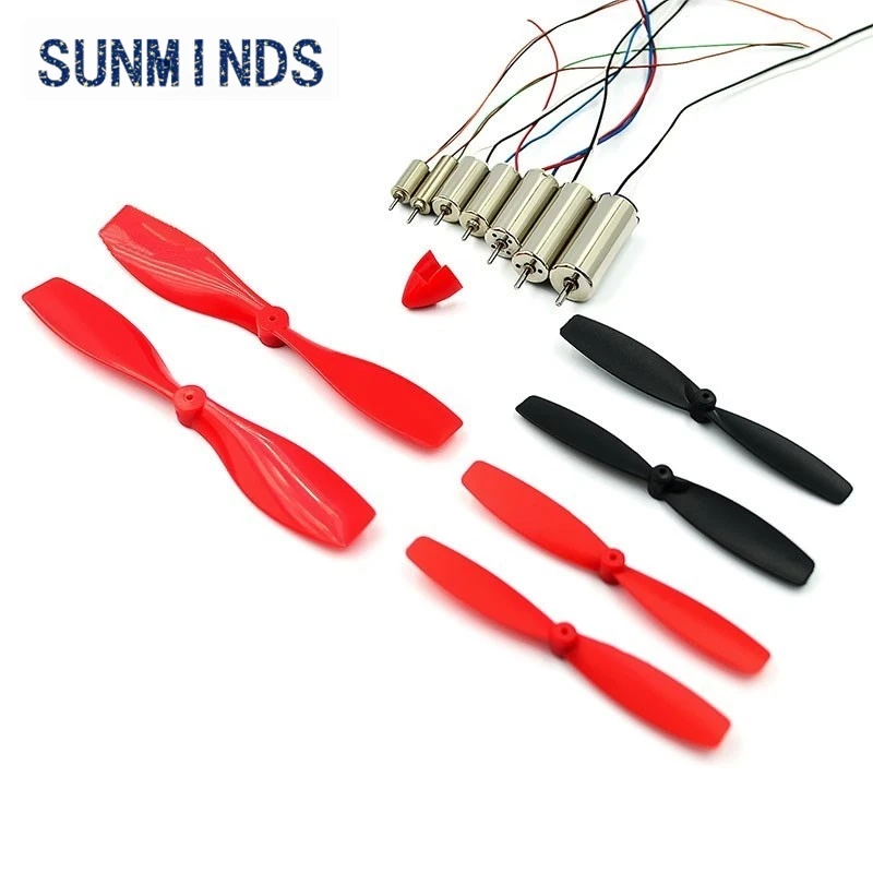 408/412/612/614/716/720/820 Hollow Cup Motor 55mm/75mm Propeller