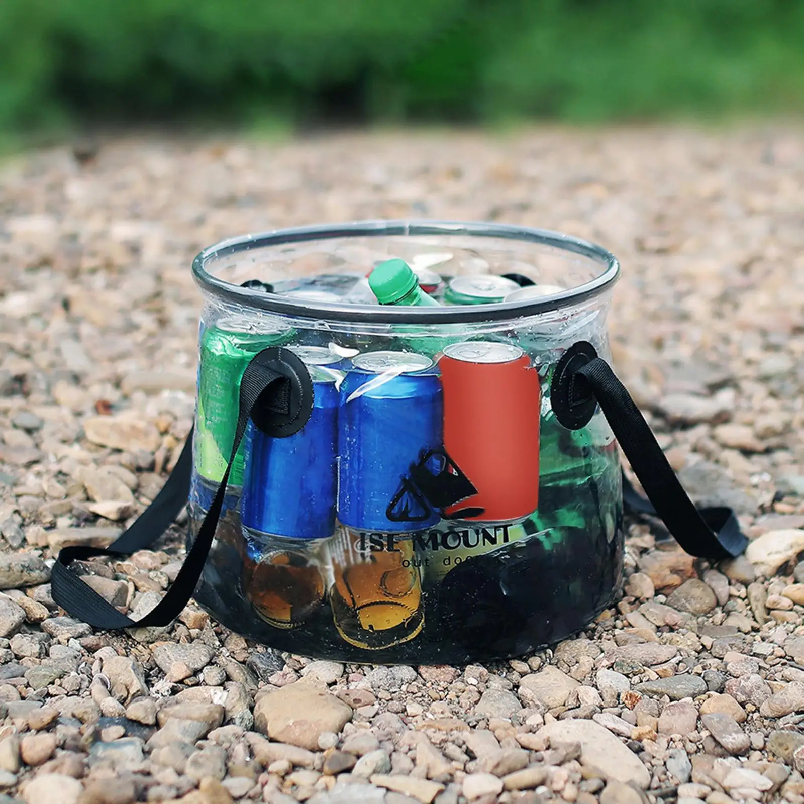 Collapsible Bucket with handle Cleaning Beach Portable Outdoor Survival Gardening Car Washing Multifunctional Garden Wash