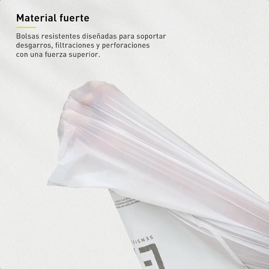 21갤런(5090리터) 60매입입형 쓰레기봉투, 초강력 무향 쓰레기봉투, 주방 및 가정용 롤 형태 간편 배출