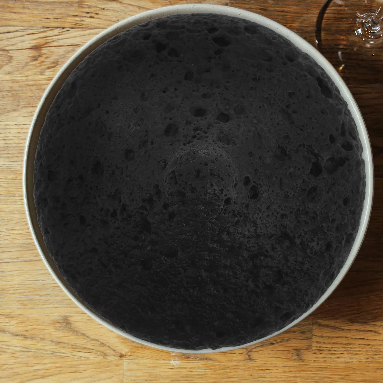 

Smoker Dome Lid Fake Volcano Textured Food Smoking Cloche Cover for Seafood Sushi Caviar Molecular Cooking Smoke Tabletop