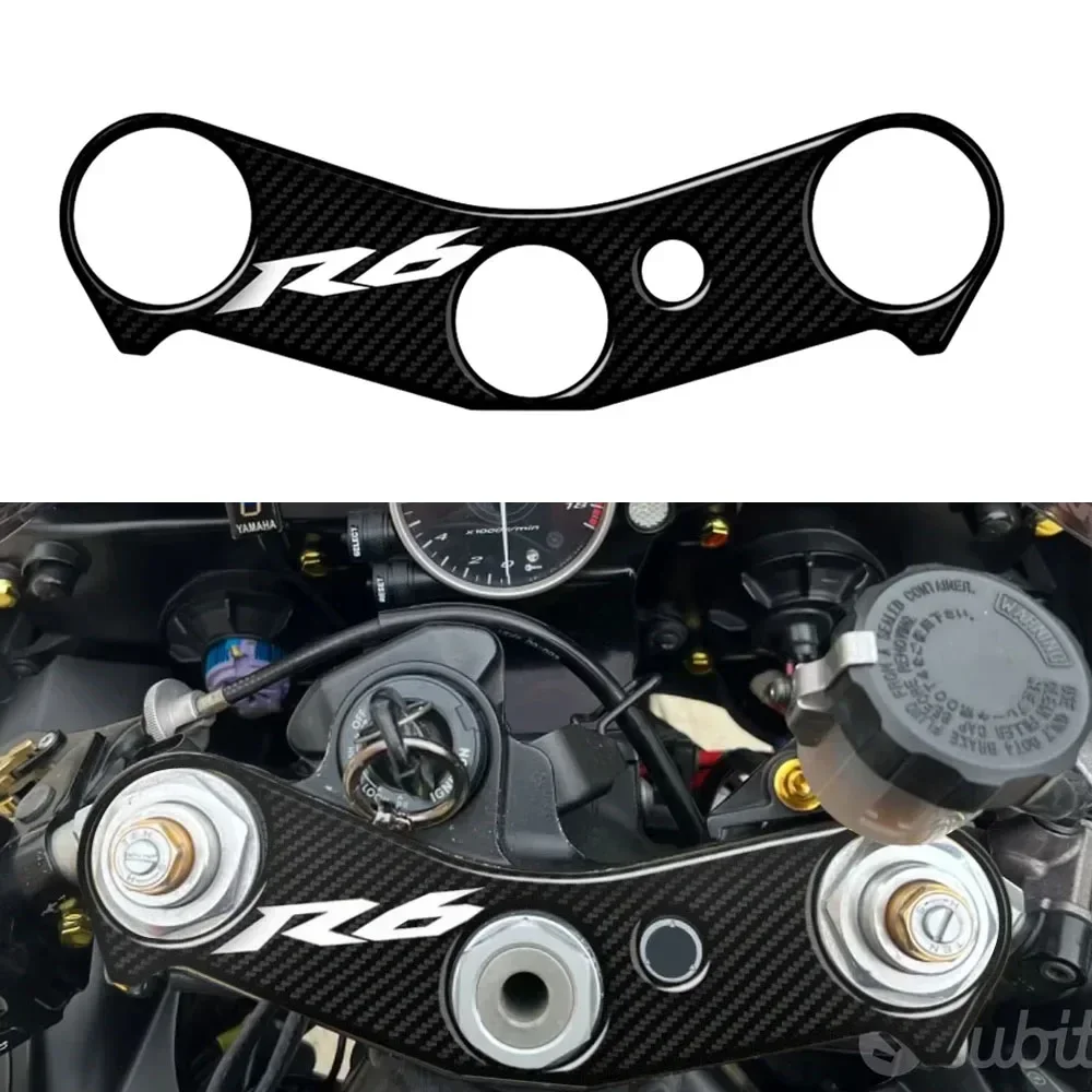 For YZF R6 2006-2016 Motorcycle Triple Tree Yoke Cover Protector Pad Sticker