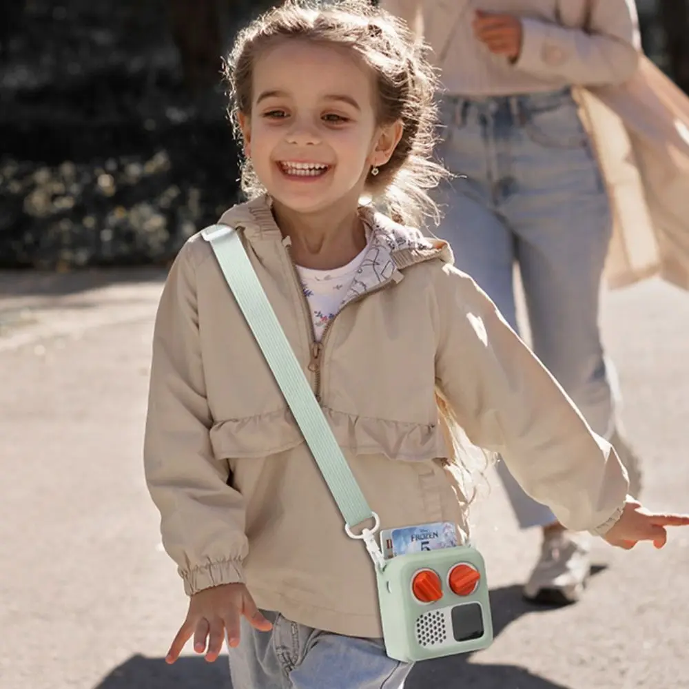 Stoßfeste Silikon-Schutzhülle mit Schultergurt, Anti-Drop-Tragetasche, wasserdicht, Anti-Verlust, für Yoto Mini 2024