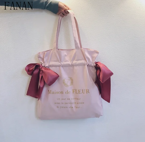 

Ladies Shoulder Bag Spring Summer Sweet and Cute Bow Plaid Shoulder Bag Fashion 2025 New Women's Casual Handbags Japanese Style