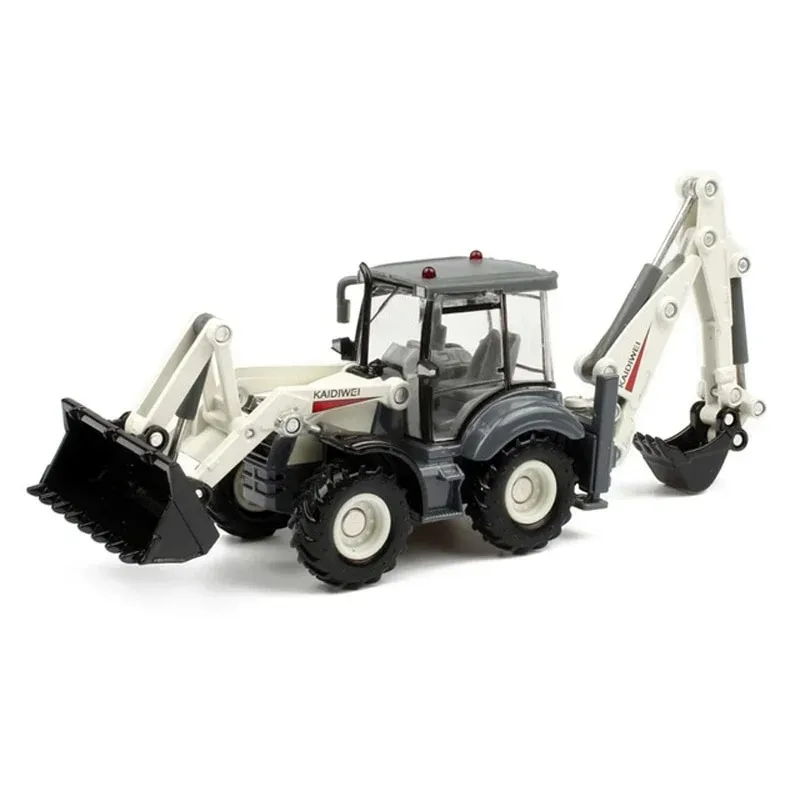 

Alloy Diecast Excavator 1:50 4 Wheel Shovel Loader Two-way Forklift Bulldozer Back Hoe Truck Model for Kids Gift Toys