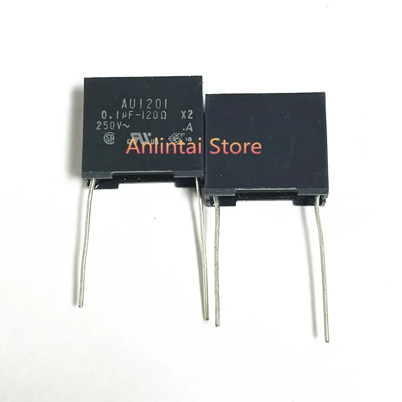 

2PCS AU1201 0.1UF-120Ω 250V 0.1UF 120R DIP-2 Spark Quenchers - 0.1uF - 120 Ohm - 250VAC