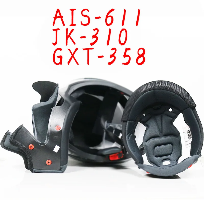 

Motorcycle Helmet Lining for JIEKAI 902/310 ORZ 991/966 AIS 611/805 Universal Ear Lining Head Lining S-XXXL Ear Head Inner Pads