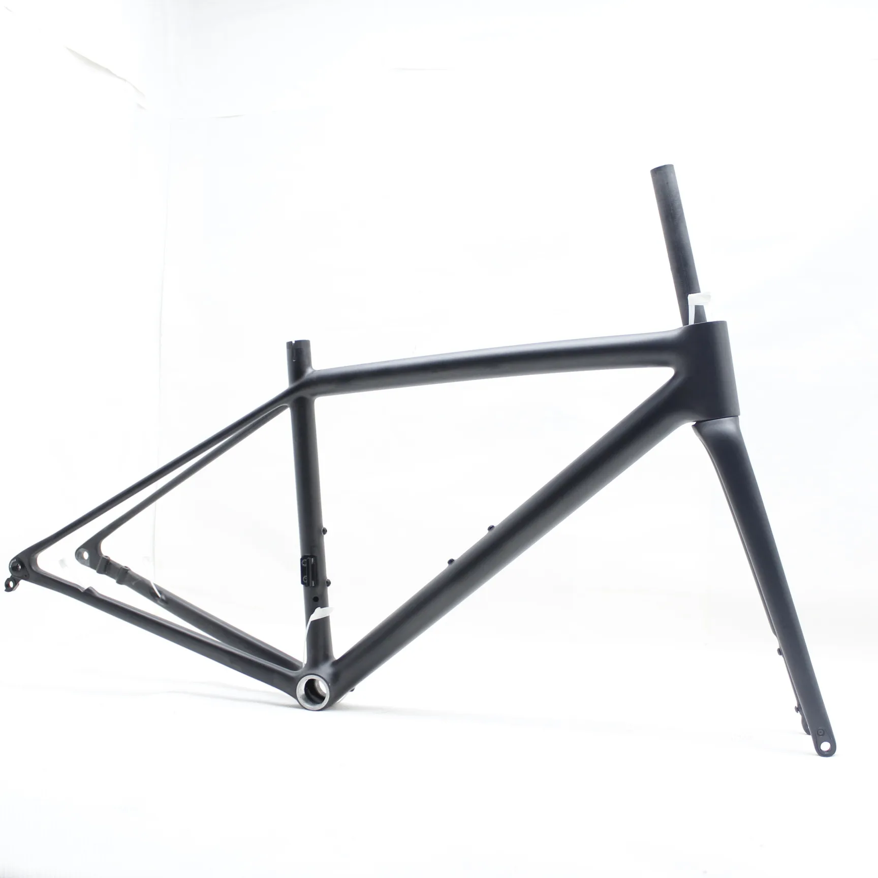 Newest Lightest Fully Hidden Cable Type 700C Racing Road Bike matt UD Full Carbon Fibre Bicycle Thru Axle Disc Brake Frame Fork