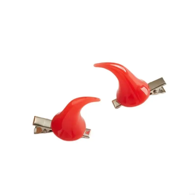 2pcs/Set Duckbills Horn Hair Pin