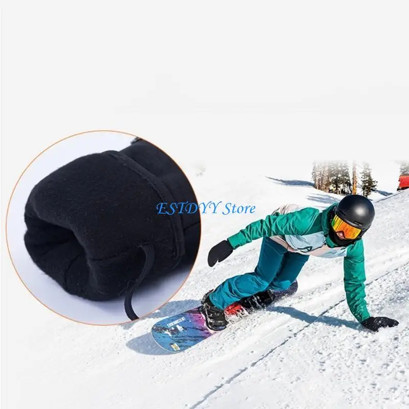

G6DE Winter Ski Gloves Waterproof Ski Gloves Breathable Snowboard Gloves with Pocket