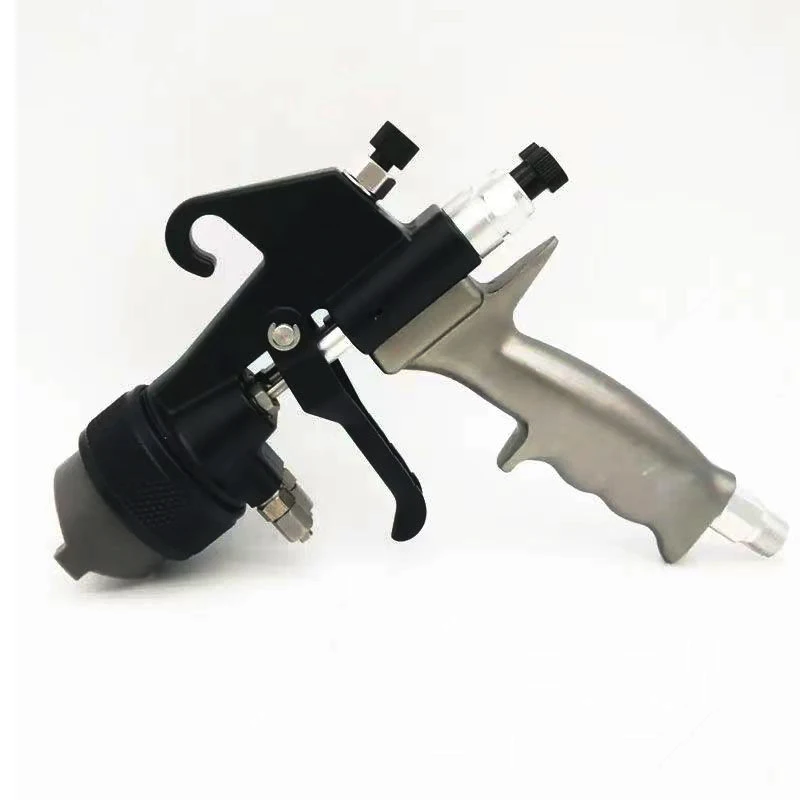 sMaster Two Head Chrome Spray Gun Dual Nozzle Silvering Polyurethane Foaming Mirror Chrome Paint Nano