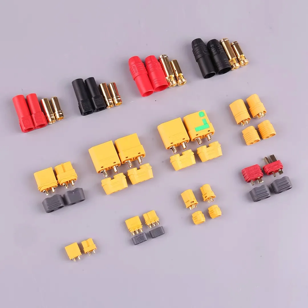 For AmassT XT30 XT60H XT90 AS150 XT150 Drone Model Aircraft High Current Power Connector Plug Set