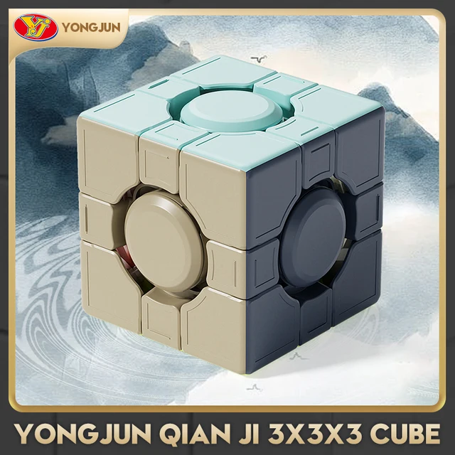 [CubeFun] YongJun QIAN JI 3X3x3 magiczna kostka YJ profesjonalna układanka prędkości bez naklejek zabawki edukacyjne prezenty dla dzieci