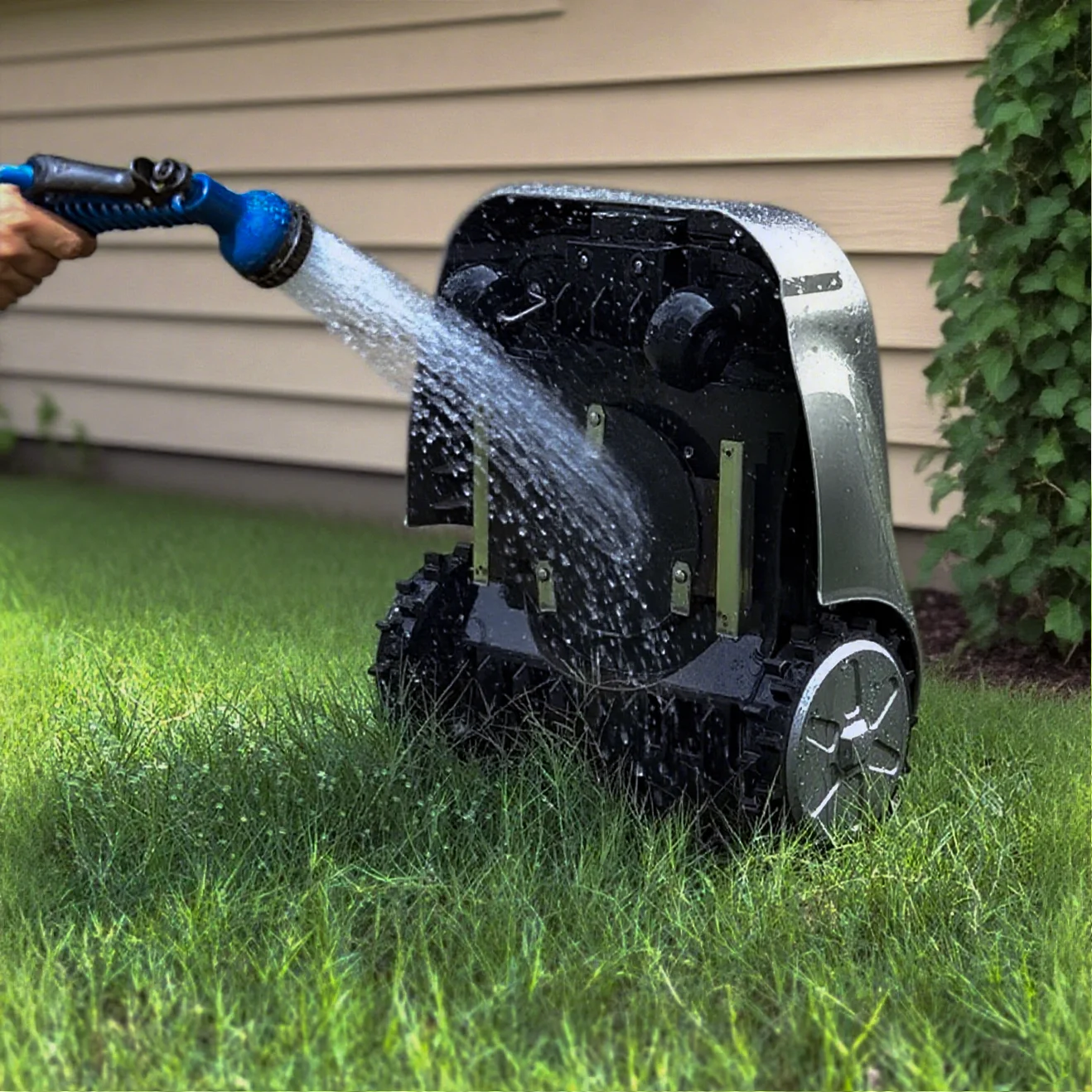 ISWARD GS Wire-Free RTK+AI Vision Robot Lawn Mower:1000㎡, Obstacle Avoidance, 4G/WiFi/Bluetooth App, GPS Anti-Theft