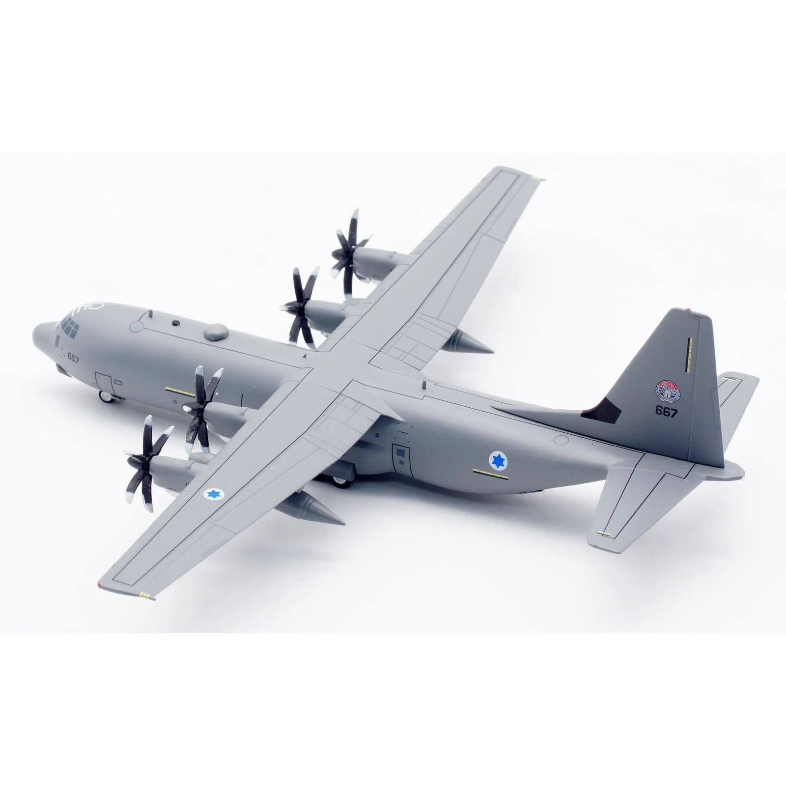 CMC13001 Alloy Collectible Plane Gift INFLIGHT1:200 Israeli Air Force Lockheed Martin C-130J Hercules Diecast Aircraft Model 667