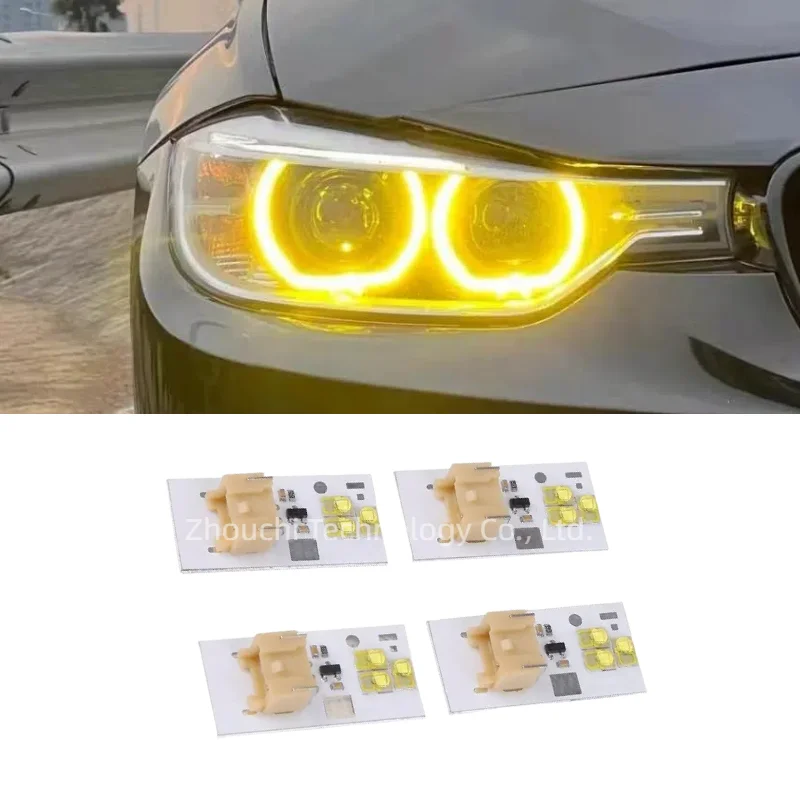 

Yellow Angel Eye DRL Boards For 2012 2013 2014 2015 BMW 3 Series F30 F31 F34 320i 328i Pre-LCI Xenon Headlight Red Daytime Light
