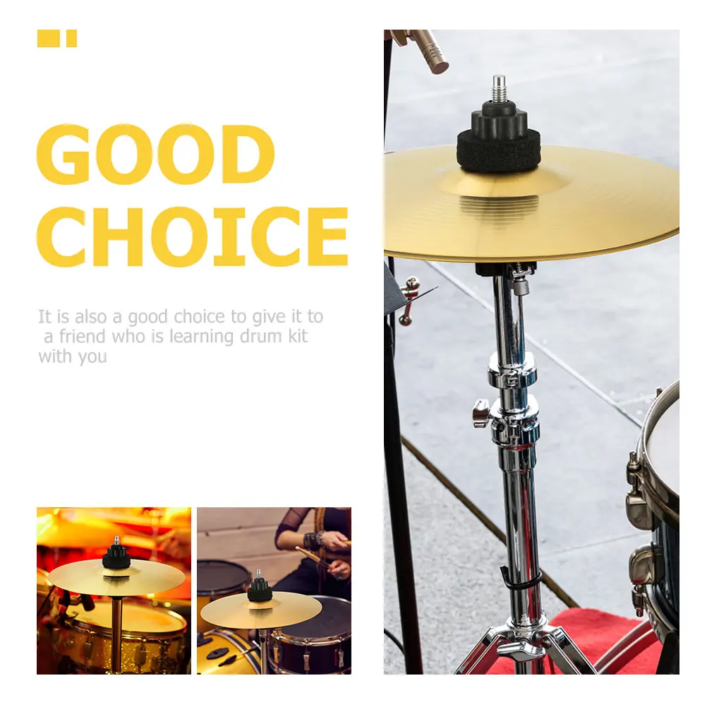 

2 Pcs Cymbals Rides Drum Replacement Accessory Supplies for Drums