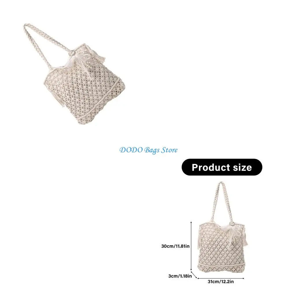 

Женская сумка на плечо тканая сумка для подмышек Ретро пляжная сумка Праздничные стили Сумка для подмышек