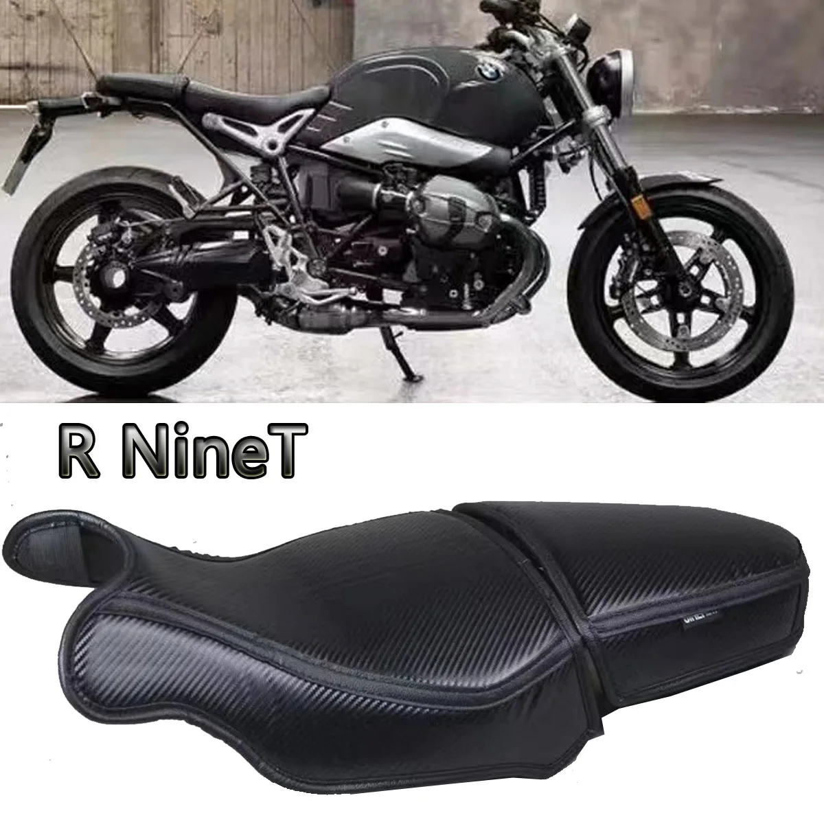 New Custom Cushion Soft Seat Cover Thickening and softening Lumbar support FOR  BMW R NineT 1000