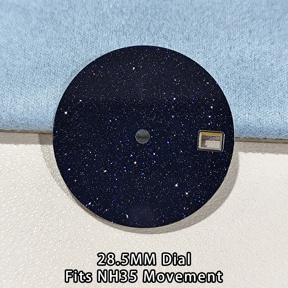 Customized Logo Dial 28.5mm NH35 Dial NH35 Malachite Dial NH35 Black Malachite Sandstone Dial NH35 Starry Sky Dial Accessories