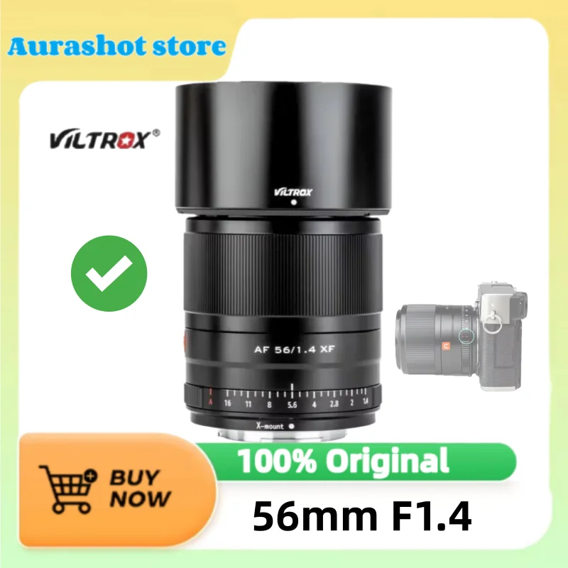 VILTROX 56mm F1.4 카메라 렌즈 APS-C 자동 초점 대구경 단렌즈 소니 E 니콘 Z 후지필름 X 마운트 카메라용 VILTROX 56mm F1.4 카메라 렌즈 APS-C 자동 초점 대구경 단렌즈 소니 E 니콘 Z 후지필름 X 마운트 카메라용