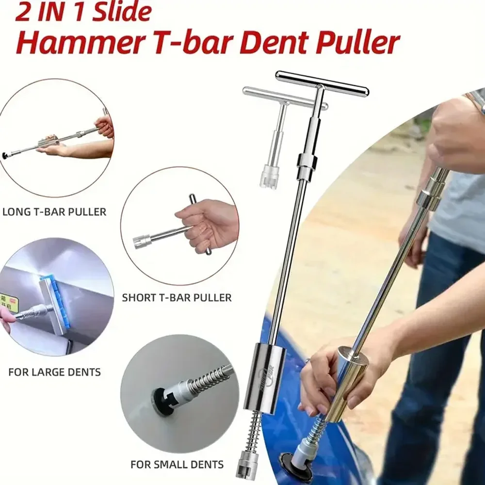 PDR Auto Paintless Dent Repair Tools Kit Dent Removal Karosserie Reparatur Kit Entfernung Dent Puller Tool Kit Auto Werkzeuge für Auto Reparatur – Detail 2