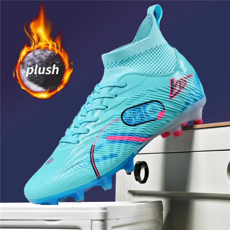 

Высококачественные мужские футбольные бутсы, плюшевые теплые футбольные бутсы, бутсы Society TF/FG, домашние футбольные бутсы, профессиональные кроссовки
