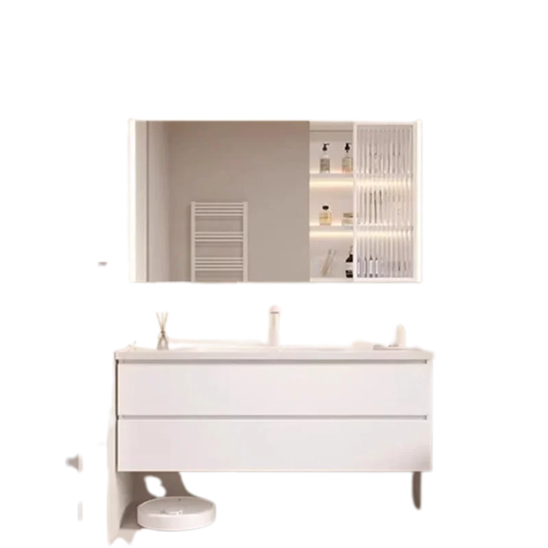 Modern Organizer Sink Bathroom Cabinet Led Nordic Large Wooden Mirror Bathroom Cabinet Storage Tall Hogar Muebles Decorative