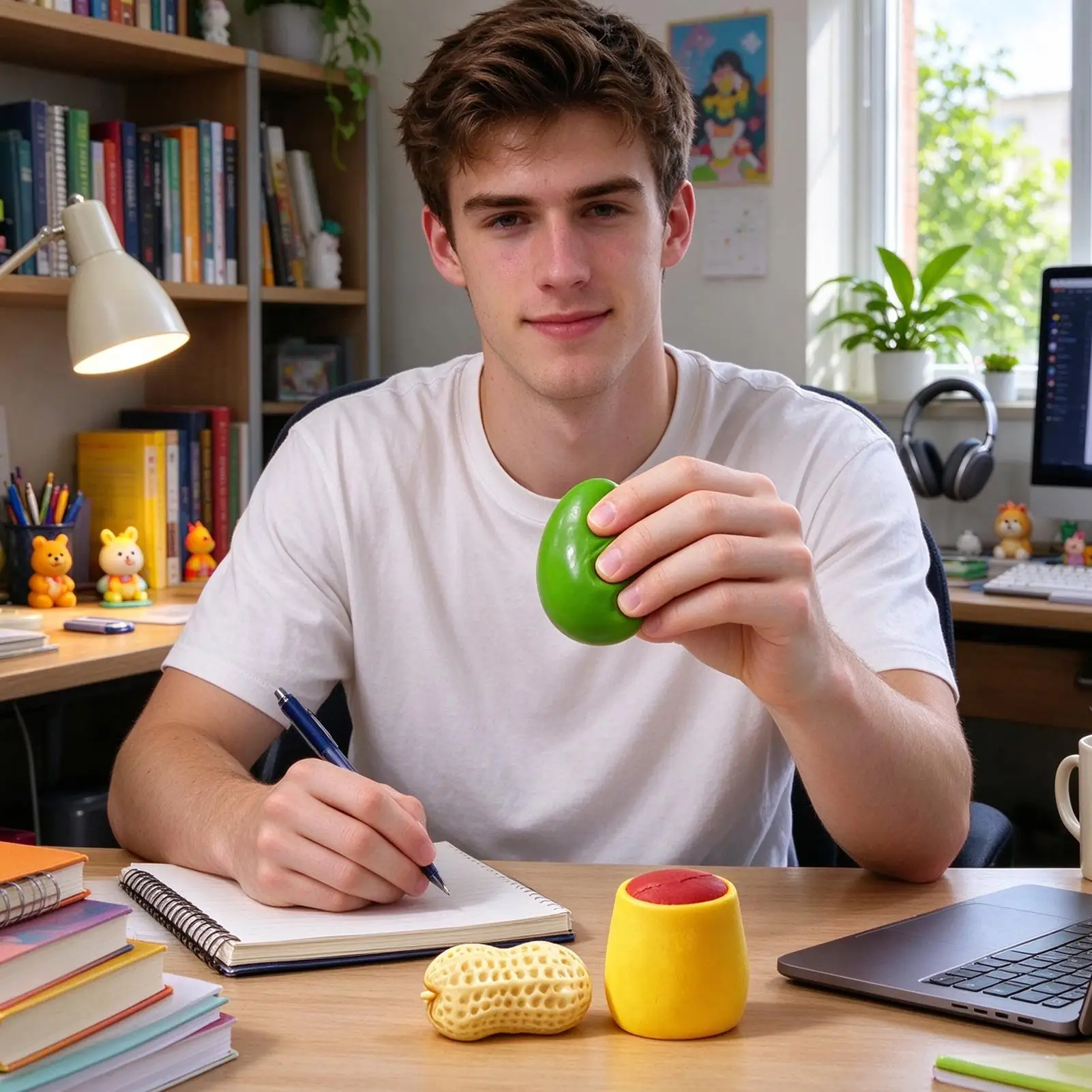 Soft Squeeze Toys Slow Rise Food Shaped Sensory Fidget Soft Pinch Vent Toy For Women Men Adults Office Work Commuting Travel