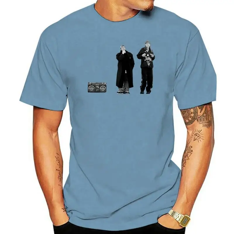 Dogma T Shirt Jay And Silent Bob At The Quick Stop T-Shirt Cotton Summer Tee Shirt Short Sleeve Men Graphic Tshirt