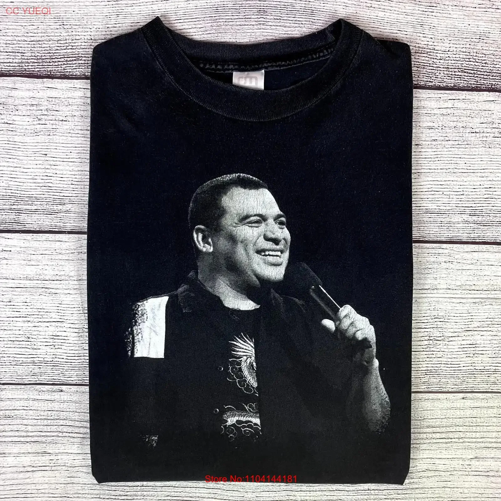Vintage Carlos Mencia Mind of Promo T shirt size Men's XL long or short sleeves vintage Washed Top For Everyday Wear Breathable