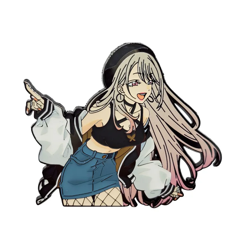 

Значок в стиле аниме «Китагава Марин», больше, чем кукла, металлическая эмалированная брошь, подарок для косплея