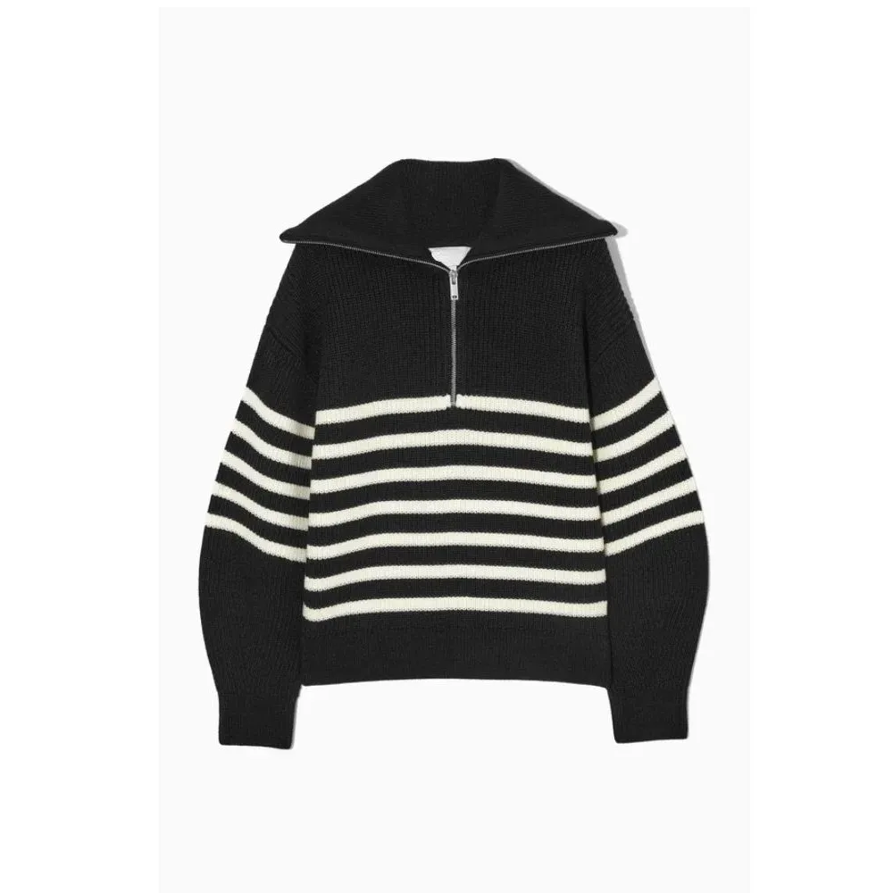 レディース-タートルネック-ルーズ-ラペル-ストライプ-ニットウェア-プルオーバー-快適-通気性-カジュアル-秋シーズン向け