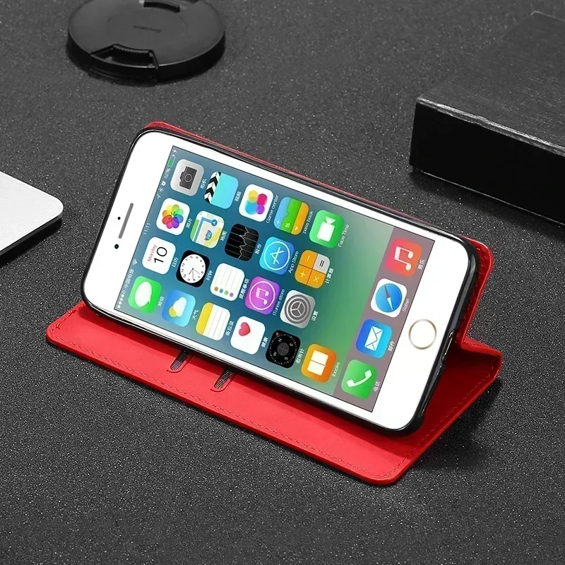 Phone Case For Huawei P9 Lite 2016 Magnet Leather Flip Cover Coque p10 plus p9lite mini p8lite 2017 p20 lite 2019 p30 pro Wallet