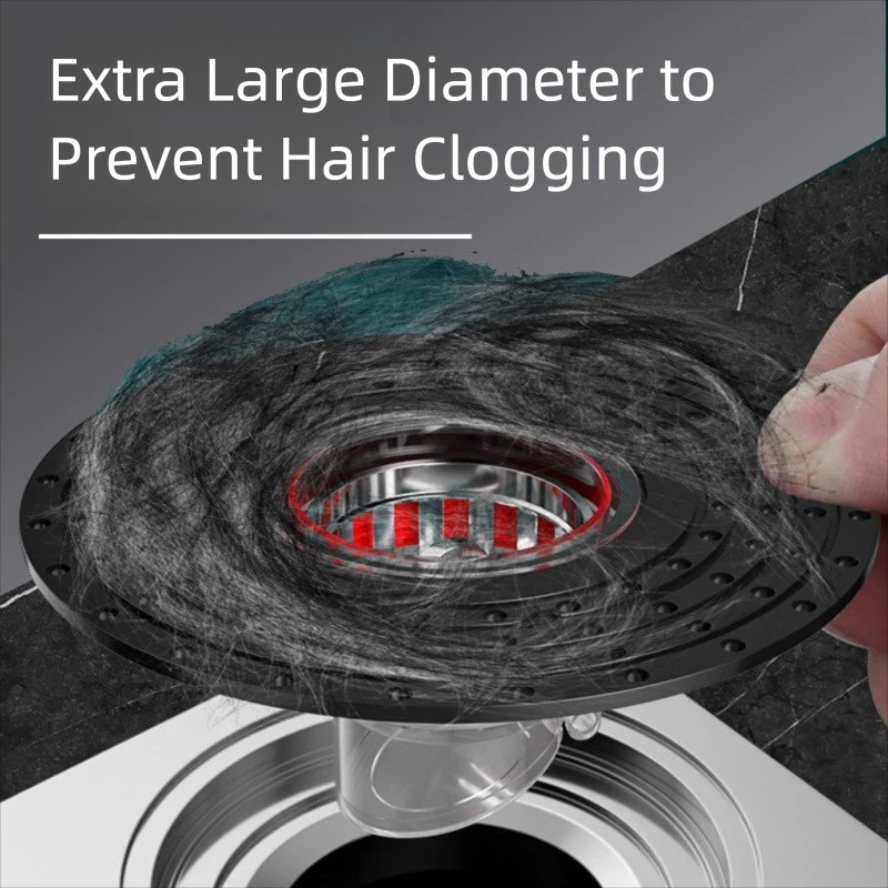 Odor Proof Floor Drain Core Plug Backflow Preventer Cuttable Toilet Sewer Filter Portable Drain Protector Bathroom Accessories