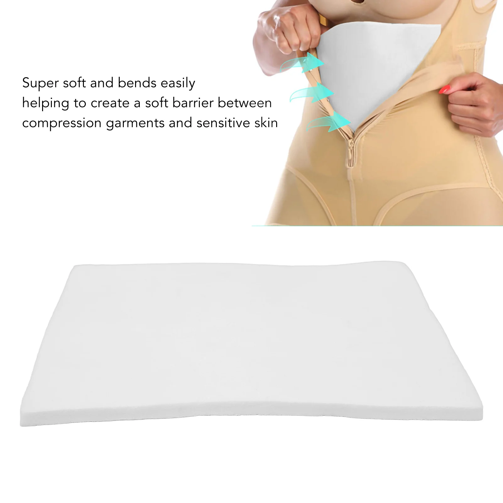 Medical Lipo Foam Board Post Surgery Liposuction Flattening Abdominal Compression lumbar Wrap Sheets Soft BBL Lipo Foam Pads New