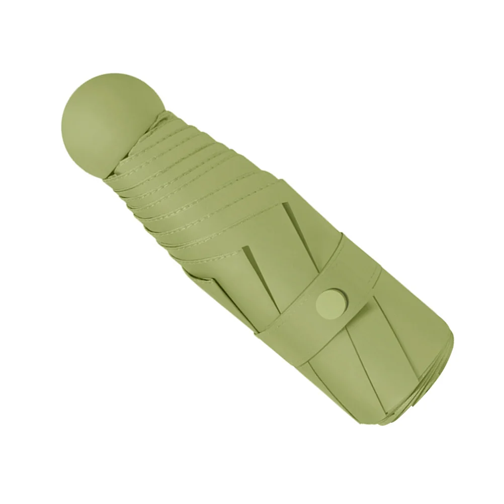 

Mini Portable Umbrella 8 Ribs Compact Travel Folding Lightweight Windproof Sunscreen Rain Protection Foldable Umbrella