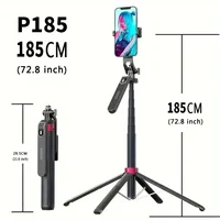 Portable Camera Tripod with Wireless Remote Control and 360° Rotation for Video Recording, Video Recording, and Live Streaming 2