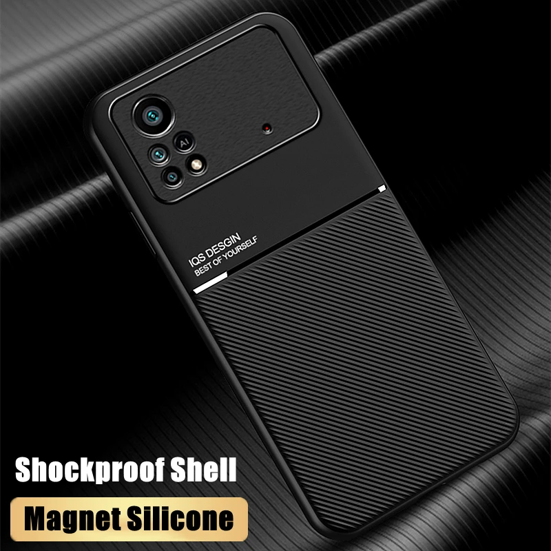 เคสแม่เหล็กสำหรับ Xiaomi poco โปร F5 F4 F3 X3 NFC X4 GT X5 F2 M3 M4 Pro C40 M5 M5s ป้องกันการกระแทกเคสซิลิโคนกันกระแทก
