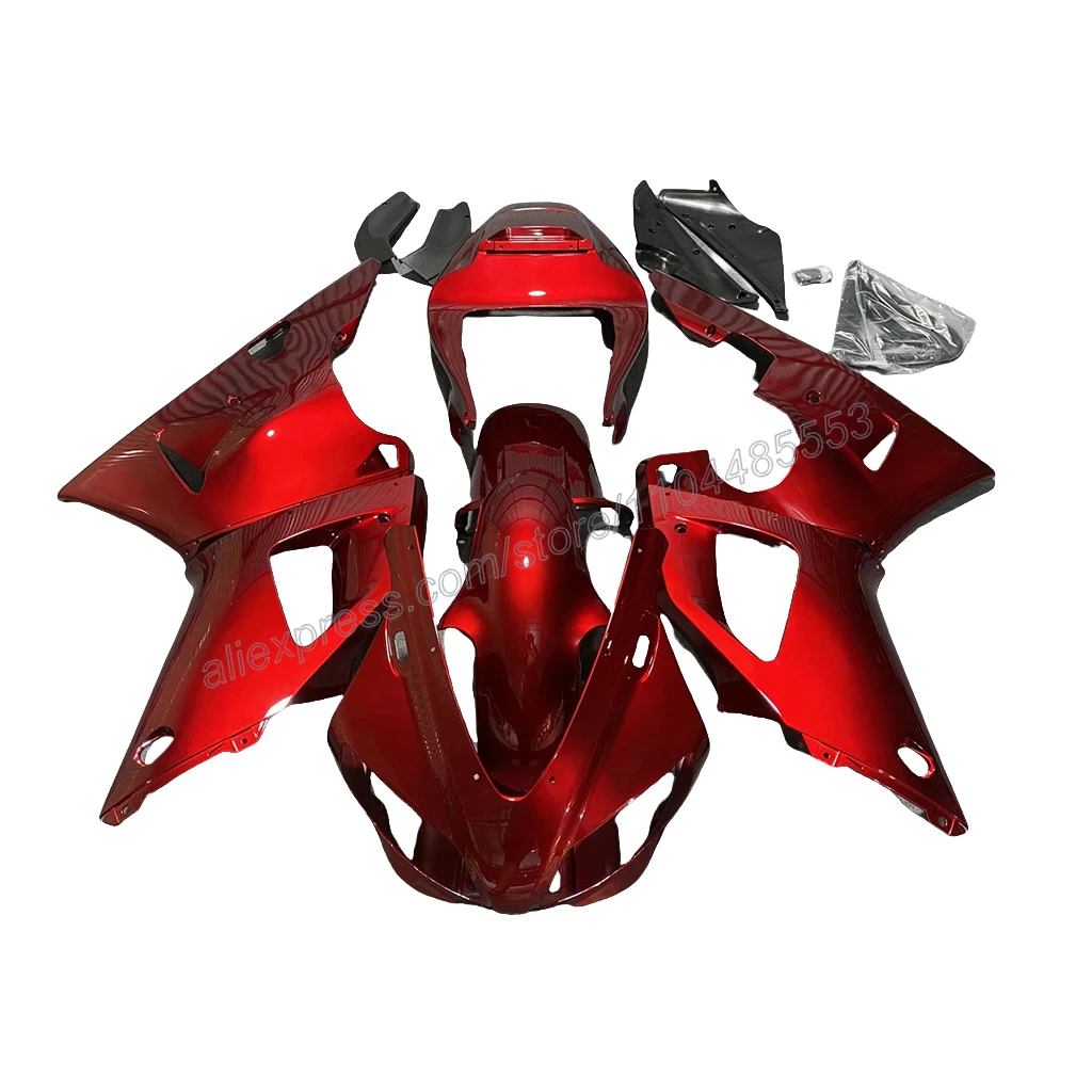 YZF R1 1998 1999 الهدايا المجمعة لياماها YZF1000 98-99 مجموعة هيكل الدراجات النارية |   كل الأحمر #2