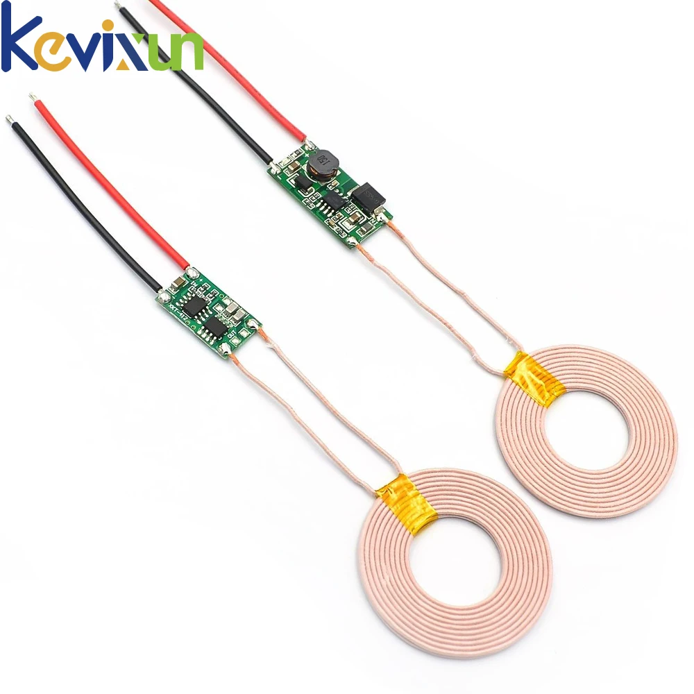 5V1A/5V2A wireless power supply module, wireless charging transmitter and receiver circuit board