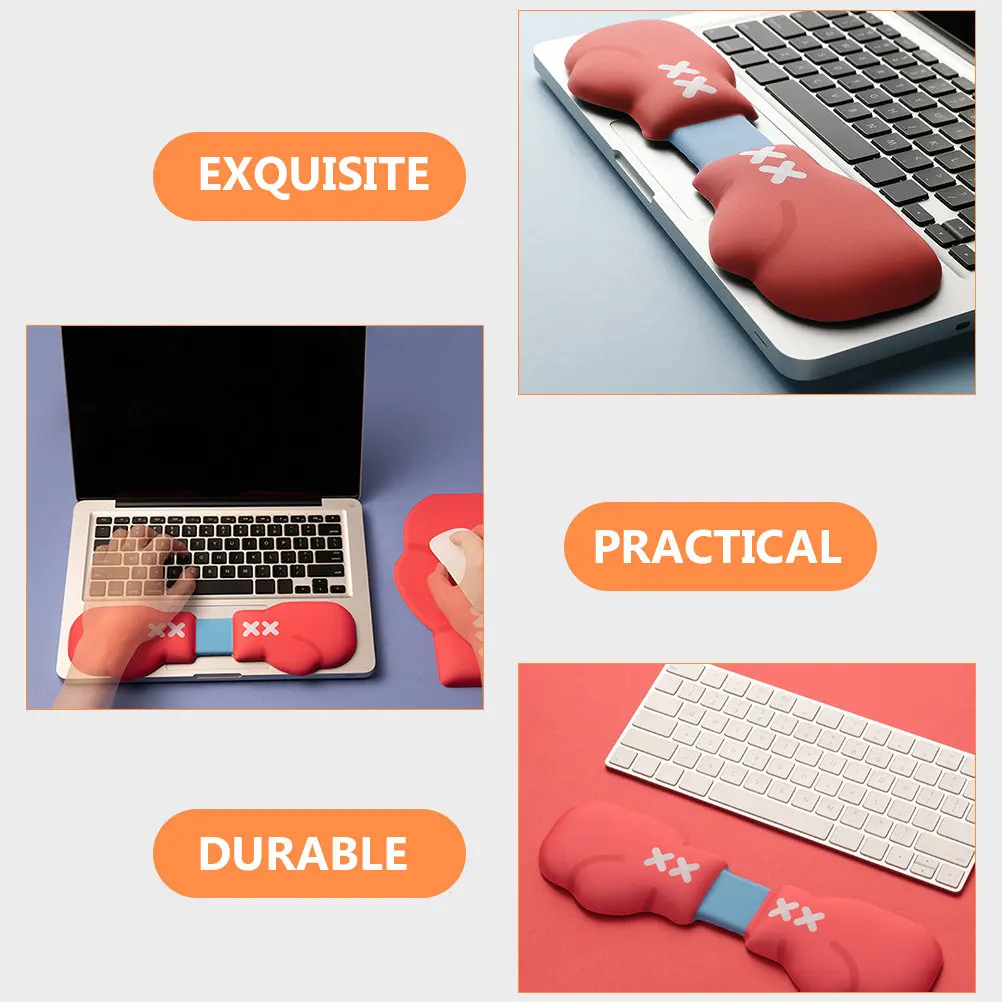 

Эргономичная подставка для запястья под мышку с приподнятой поверхностью для комфортного набора текста и игр, аксессуар для офисного стола, подставка под запястья для клавиатуры