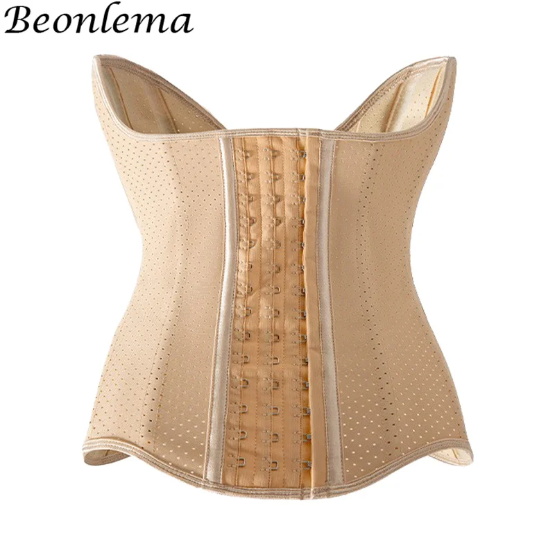 

Waist Support Women's Belly Corset For Slimming Waist Cinchers Latex Steel Bone Colombian Girdle High Compression Original