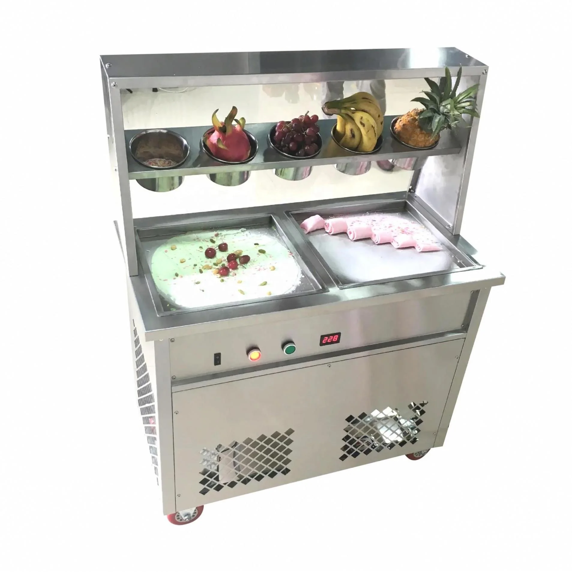 

Frozen ice cream roll machine Fried ice cream roll machine